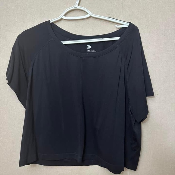 Target Tops Target Athletic Black Cropped Top Poshmark